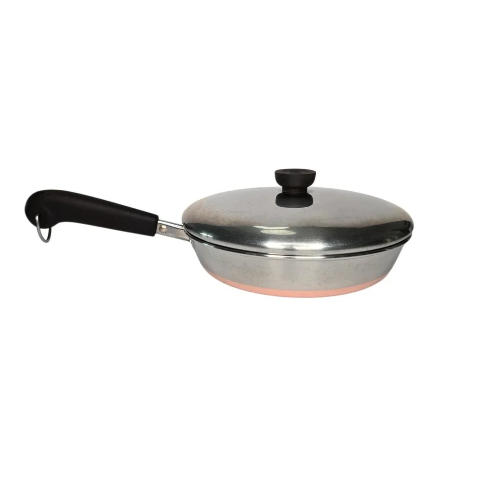 70s Revere Ware Copper Clad Stainless Steel 9